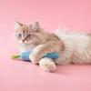 Rope Carrot Cat Toy Interactive Cat Chew Toy Carrot Shape Cat Rope Toy Kitten Teething Toy for Indoor Cats Biting Chewing Keeping