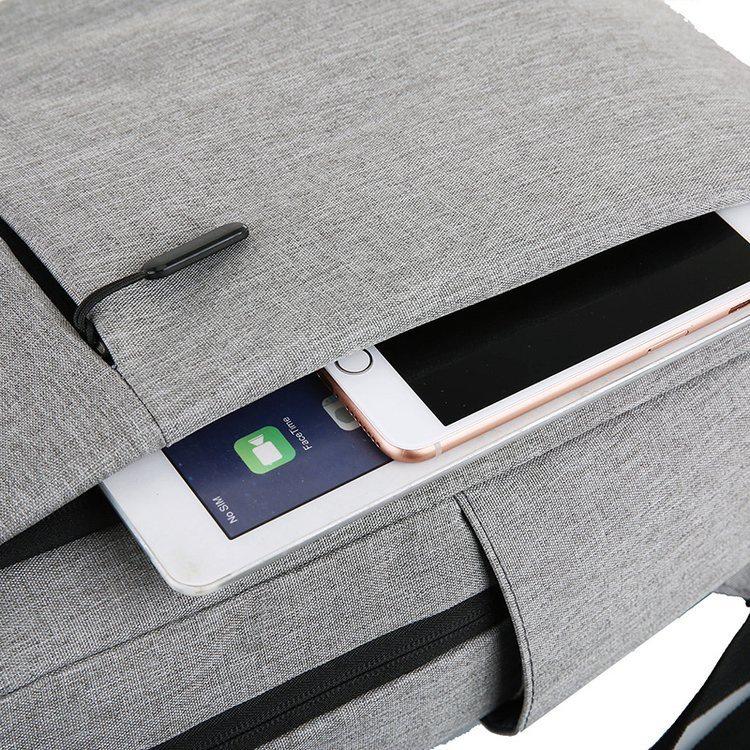 Men's Large Capacity Business Backpack 2025: Fashionable, Lightweight Travel & School Bag with Logo Print