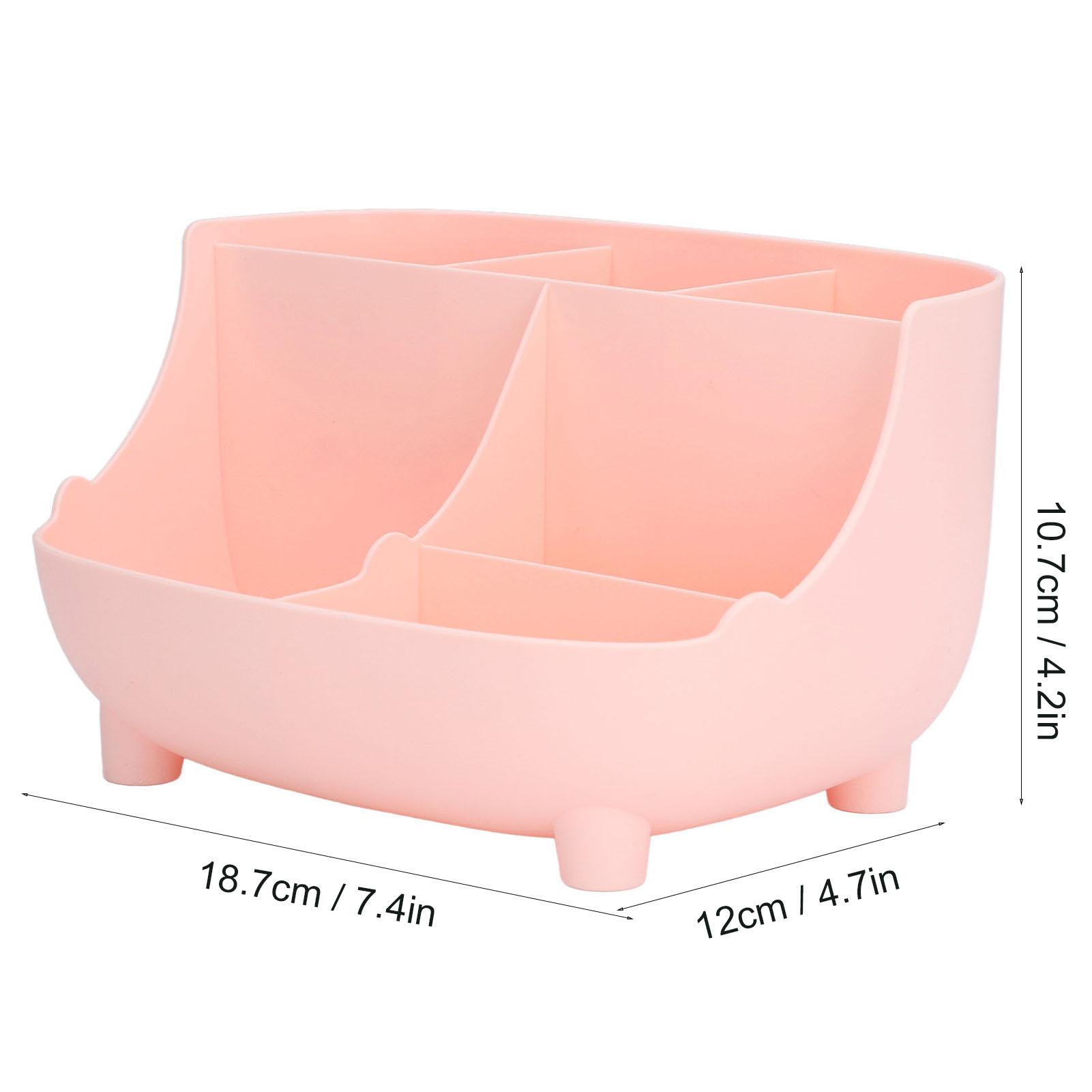 Desktop Storage Box Multifunction Lightweight Convenient Storage Anti Slip Wear Resistance Plastic Storage Box