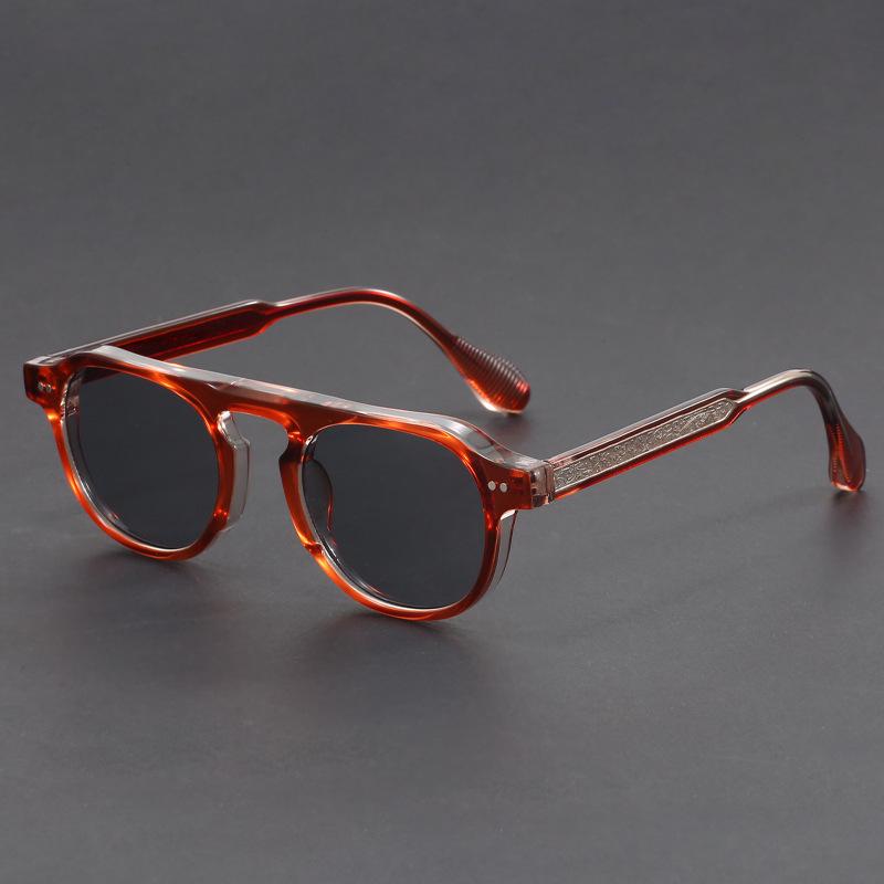 New Retro Punk Men Polarized Sunglasses Women Vintage Round Glasses in Trend Luxury Design UV400 Sun Shades For Fishing Driving