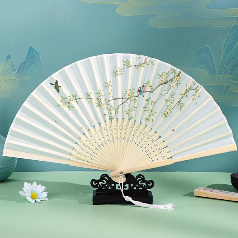 TaTanice Chinese Silk Folding Fan