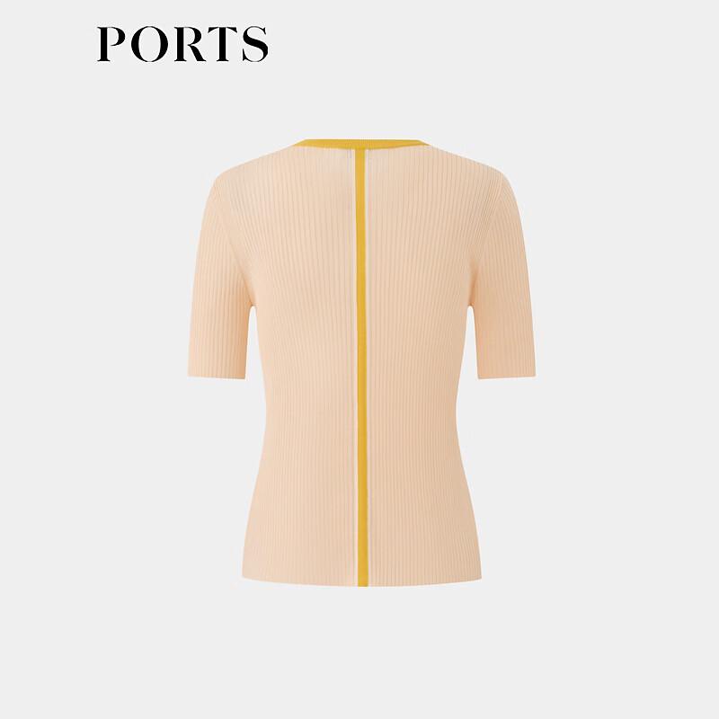 PORTS Women's Knitted Short Sleeve Pullover
