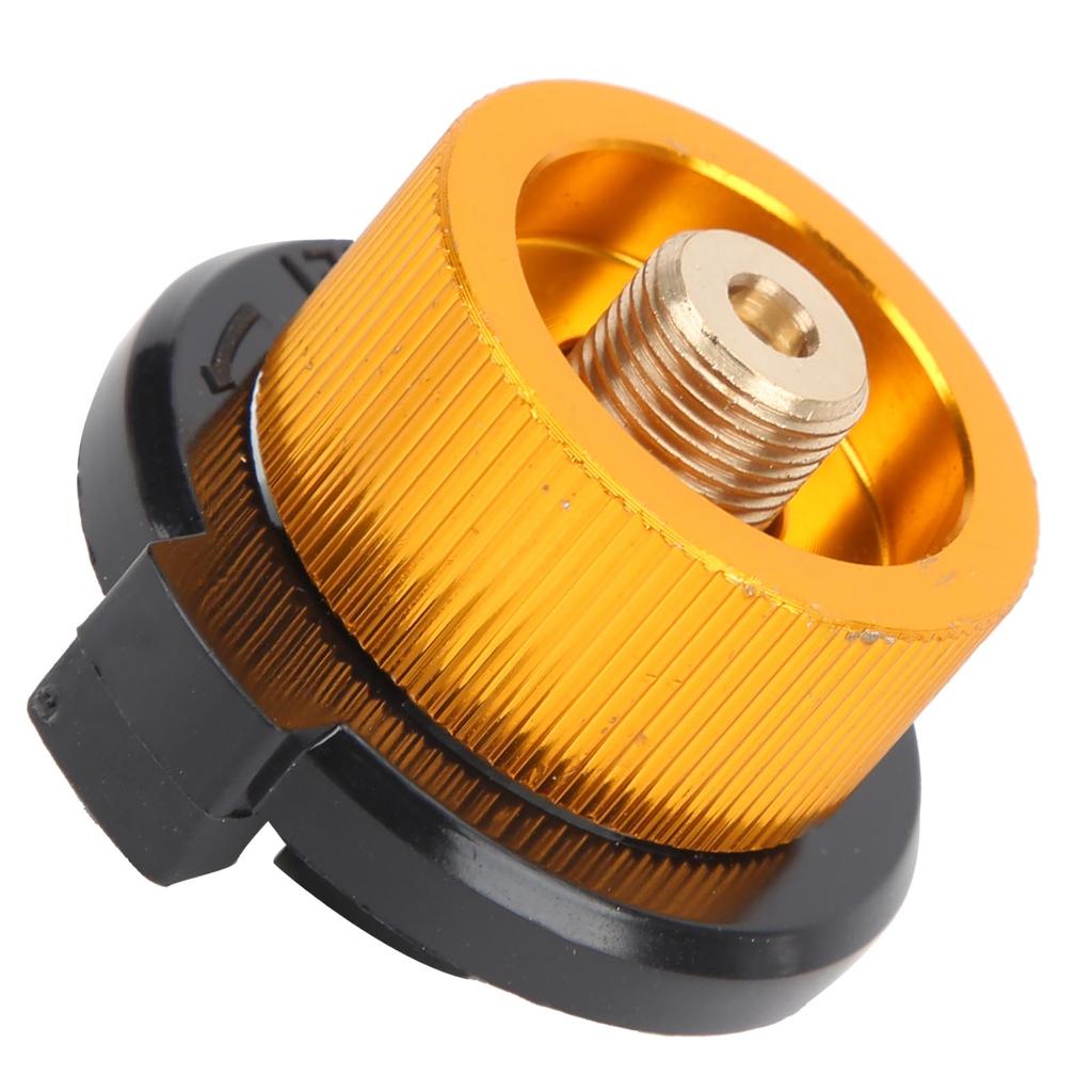 Camping Stove Butane Gas Adapter for Long Gas Tank Adapter to Convert Lindal Type Valve Output
