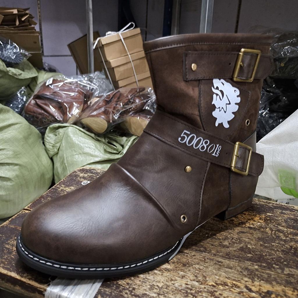 Moda Hombre Otoño E Invierno Botas planas de cuero Retro Cowboy Botas  cortas comprar a buen precio — entrega gratuita, reseñas reales con fotos —  Joom