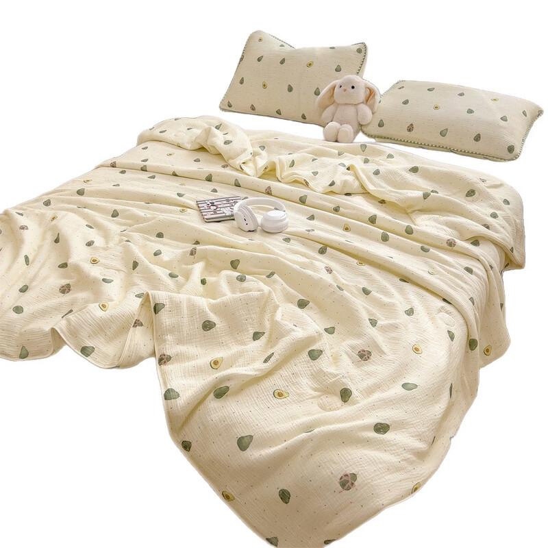 LISM Floral Crinkled Summer Quilt