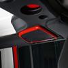 Voodonala for Jeep JK Roof Top Speaker Audio Trim for 2015-2018 Jeep Wrangler JK JKU, ABS Red 2 pcs
