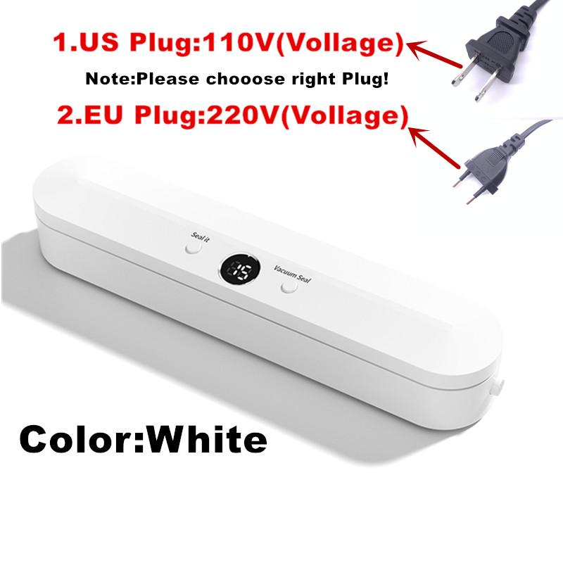 2025 Automatic Vacuum Sealer Packaging Machine Food Vacuum Sealer With Free 10pcs Vacuum Bags Household Vacuum Food Sealing