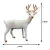 Polyethylene Reindeer Figurine Standing Statues for Office Table Top Holiday Ornaments