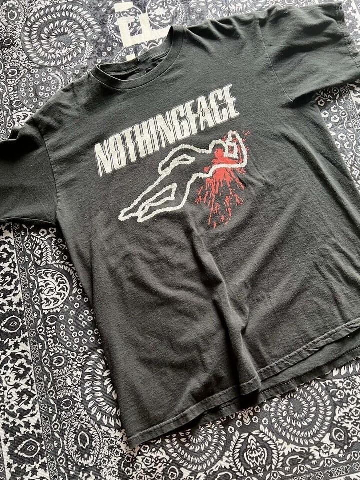 Trend Nothingface  Band Black Cotton Shirt Gift For Fan TT1679 Unisex T-Shirt M