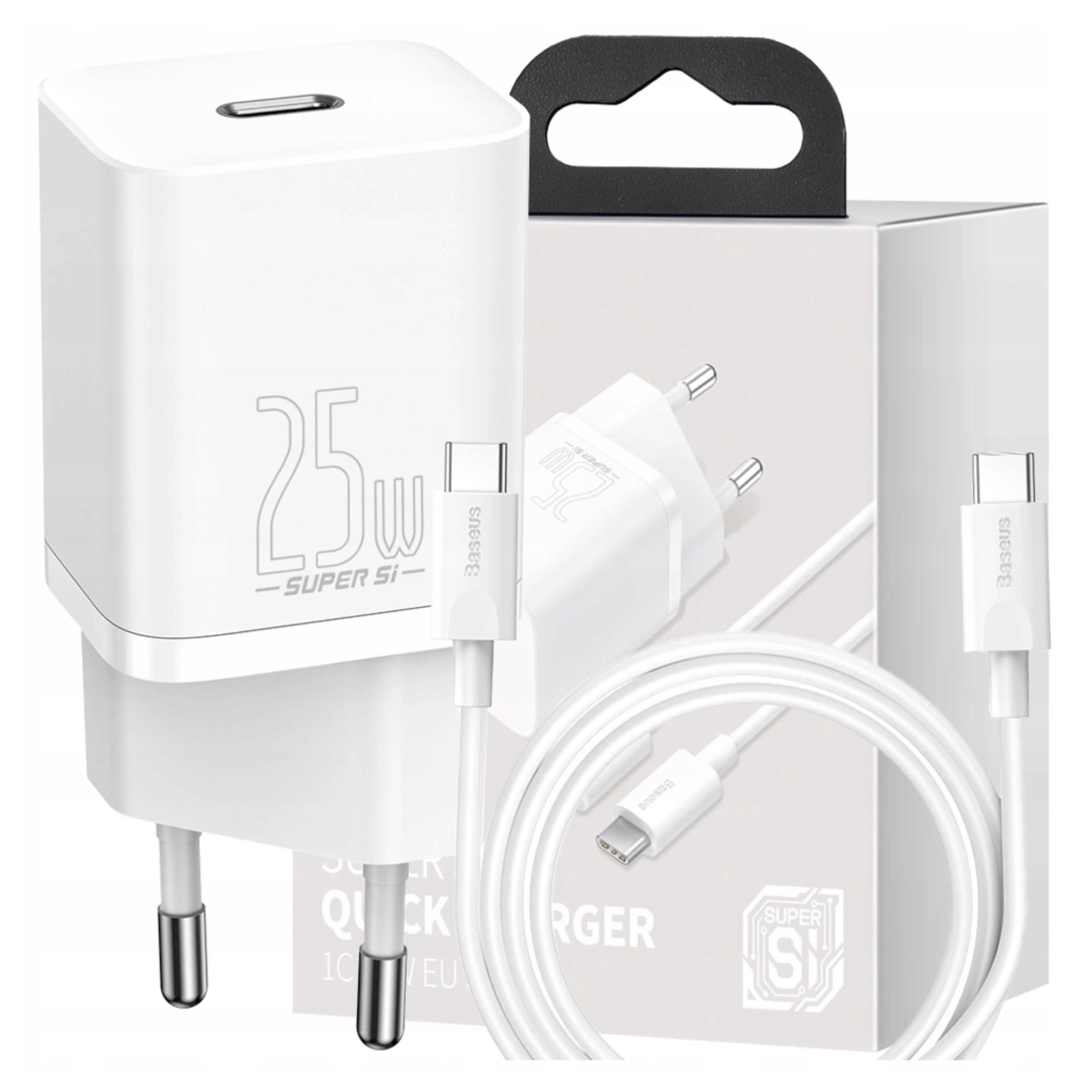 Basetech Weiß Si 25W 3A Schnellladegerät Mit 1M Usb-C-Kabel, - Bild 7