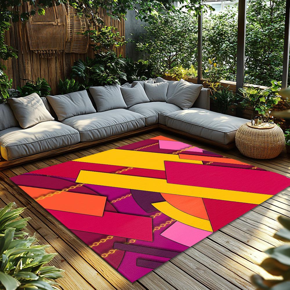 Cozy Area Rug Non Slip Washable Indoor Outdoor Floor Mat Living Room Bedroom Home Decor Modern Abstract Pattern Rugs