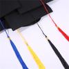 Cappello di Laurea Nero Classico con Fodera Morbida e Nappe per Cerimonie Accademiche e Fotografia di Adulti