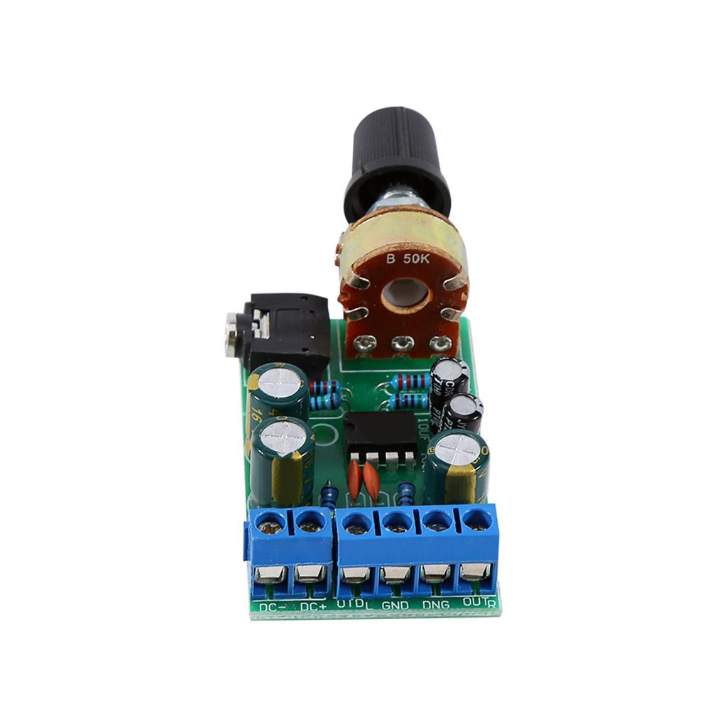 DC1.8 12V TDA2822M Amplifier 2 Channels Stereo 3.5mm AUX Audio Amp Board Module