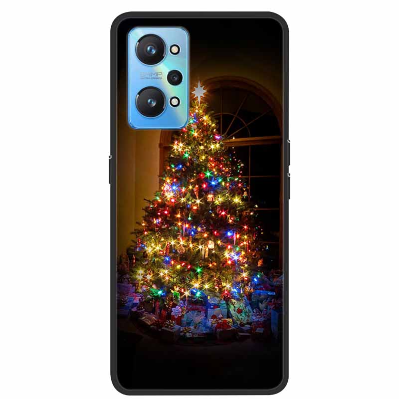 Christmas Cover For Realme GT Neo 2 2T 3 3T Cases Lovely Soft TPU Silicone Covers for Realme C21Y C25Y Q5 Pro Neo2 Neo3 Neo2T