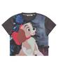 WAIKEI Lady And The Tramp_Printed Short Sleeve T-Shirt Charcoal