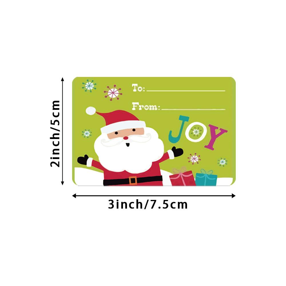 Label Paper Phone Stickers Merry Christmas Children X123