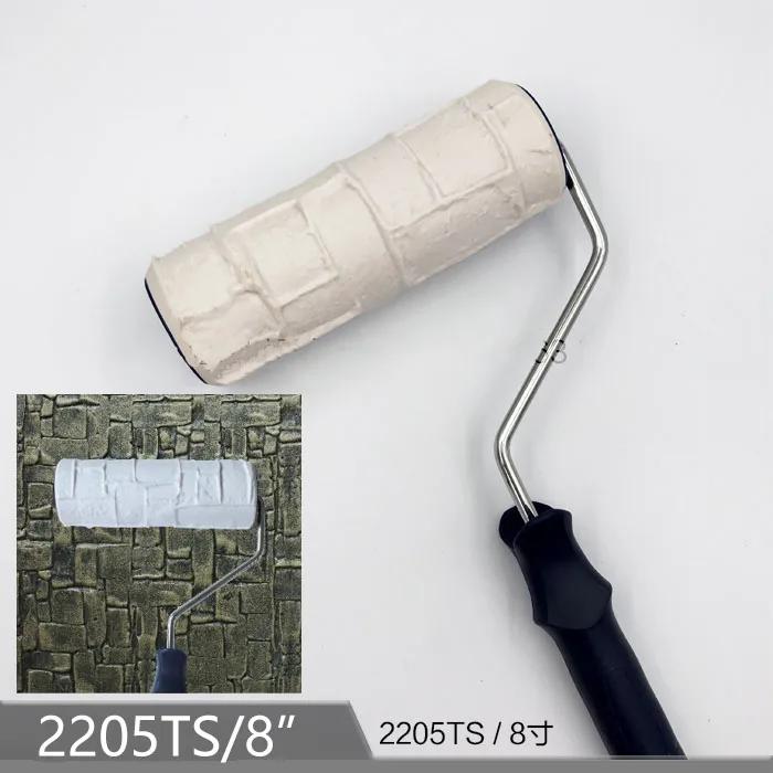 Paint Roller Tool Brick Embossing Roller for Wall Decoration, Imitation Brick Pattern DIY Art Paint Texture Rolling Flower Roll