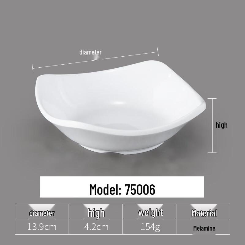 Wuhe Thickened Melamine Dipping Dish Set