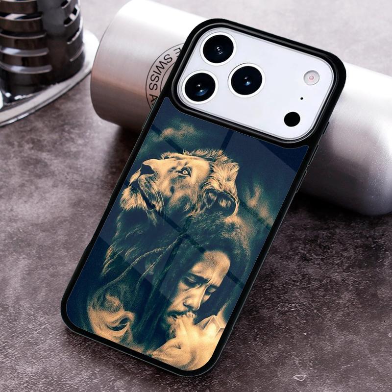 Bob Marley Rasta Lion Phone Case For iPhone 17 16 15 14 13 12 11 Pro Max Plus 17Air Soft Silicone Cover