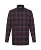 DAKS SHIRTS Easy Care Poly Blend Check Shirt Regular Fit Red_Dlw2Shcl426R1