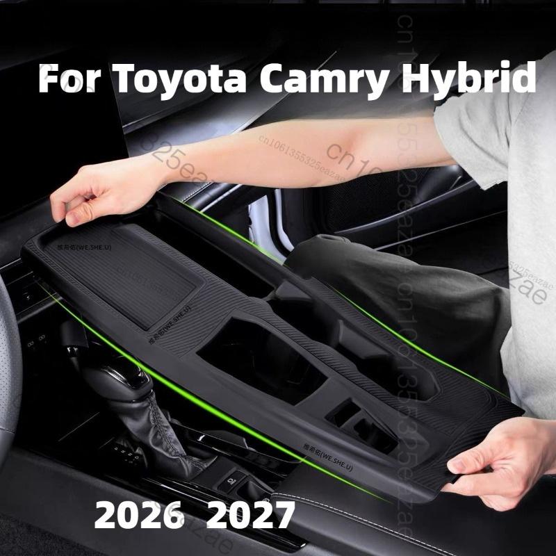For Toyota Camry Hybrid phev 2026 Central Control Wireless Charging Silicone Pad Dustproof Anti-slip Mat Interior Accessories