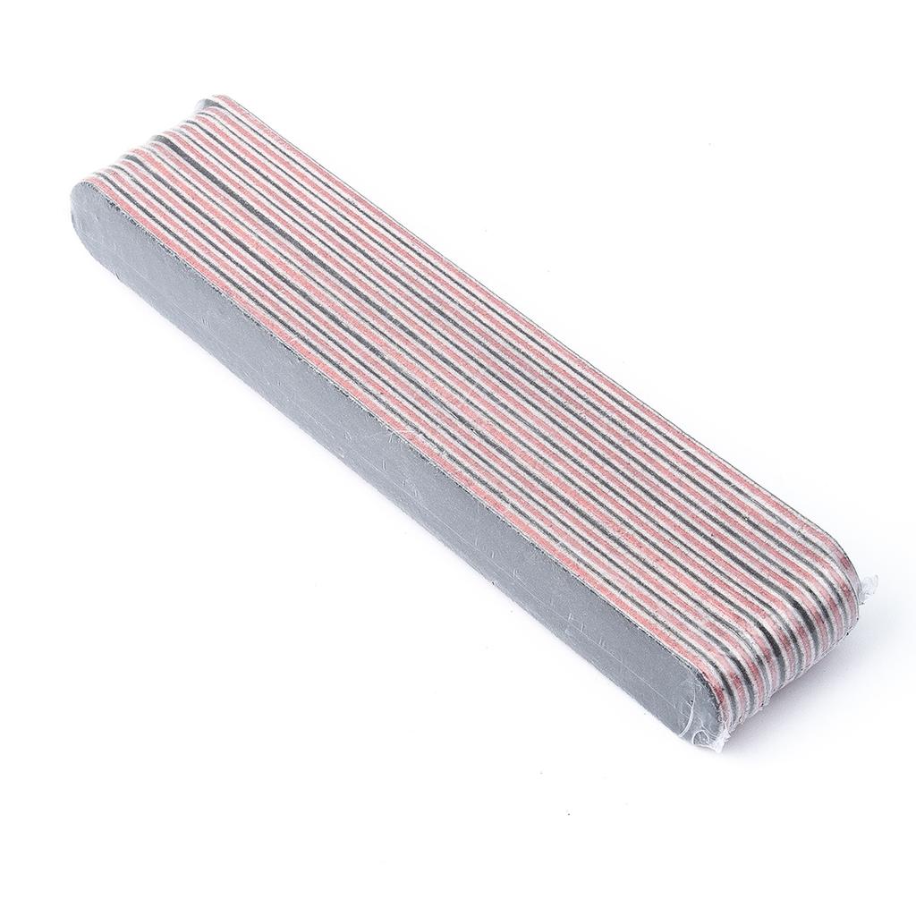 10Pcs Double Sided EVA+Red Abrasive Particles Nail File Natural Gel Nails Professional Manicure Tool
