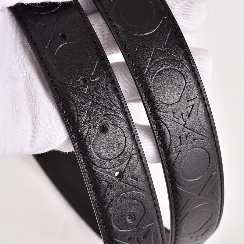 Salvatore Ferragamo Herrebelte Luksusmerke Designerbelte Dress Jeans Formell Merke