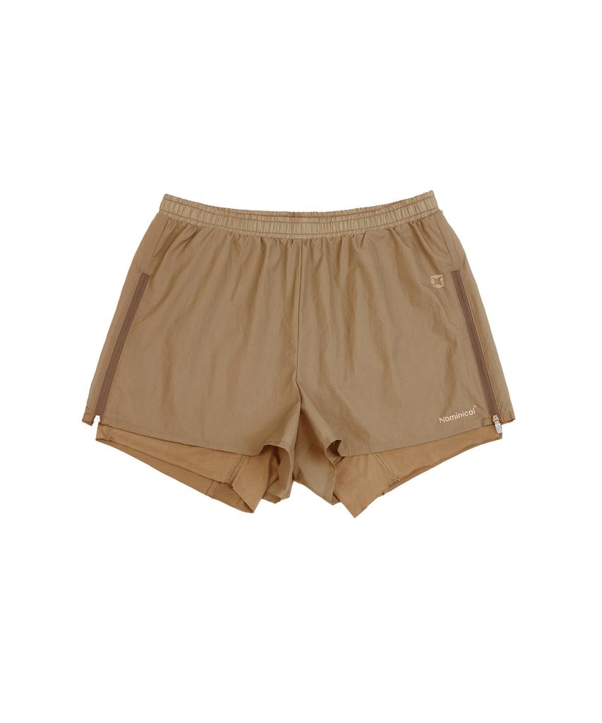 NOMINICAL Sheer Ripstop Leggings Built-In 2-In-1 Running Shorts