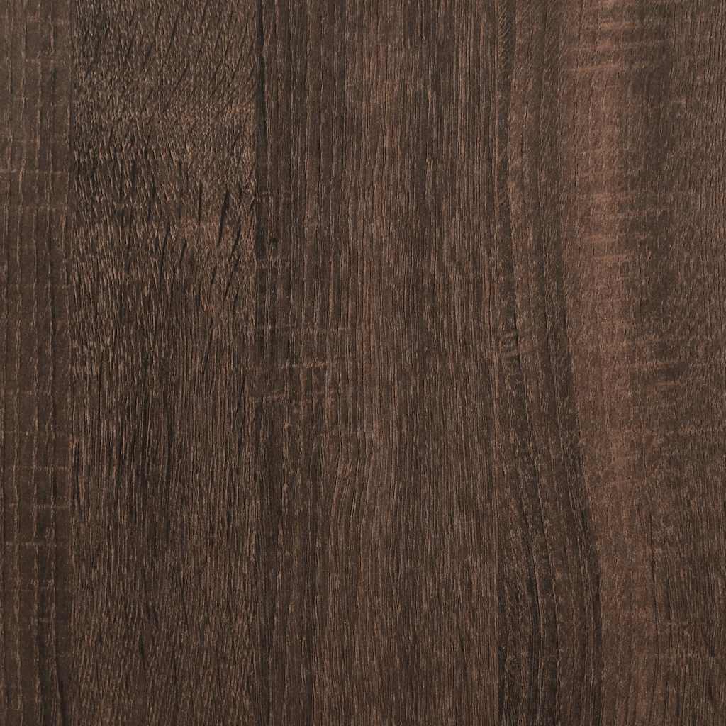 Bookshelf Brown Oak Effect 80.5 x 35 x 76 cm Particleboard