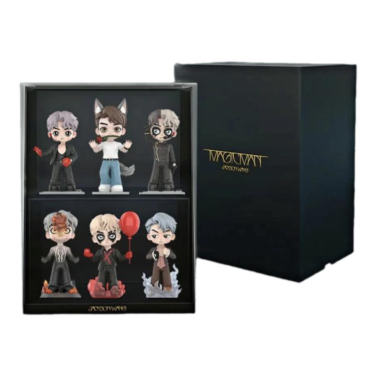 New POP MART Wang Junkai Mii Man Collection Figure Mystery Boxes Single Mystery Box/Full Box 6 Pcs PPMT-2404-0090