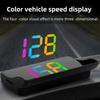 Car HUD GPS Digital Speedometer – Plug-and-Play Windshield Projector, Color Display KMH Speed for Trucks, SUVs & All Vehicles
