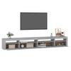 Vidaxl TV Cabinet with LED Lighting, Sonoma Oak Grey, 270X35X40Cm