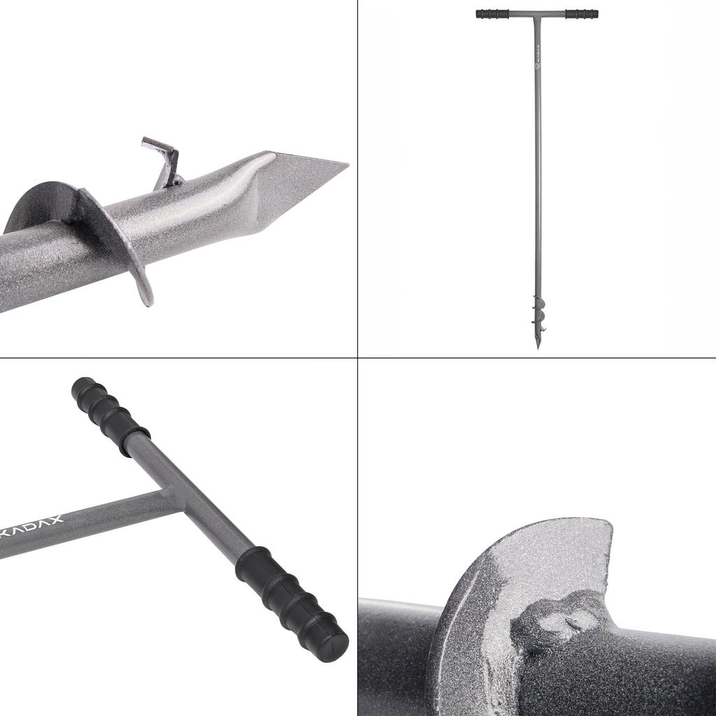 KADAX Hand Auger for Soil Earth Soil Auger Post Hole Digger Strong