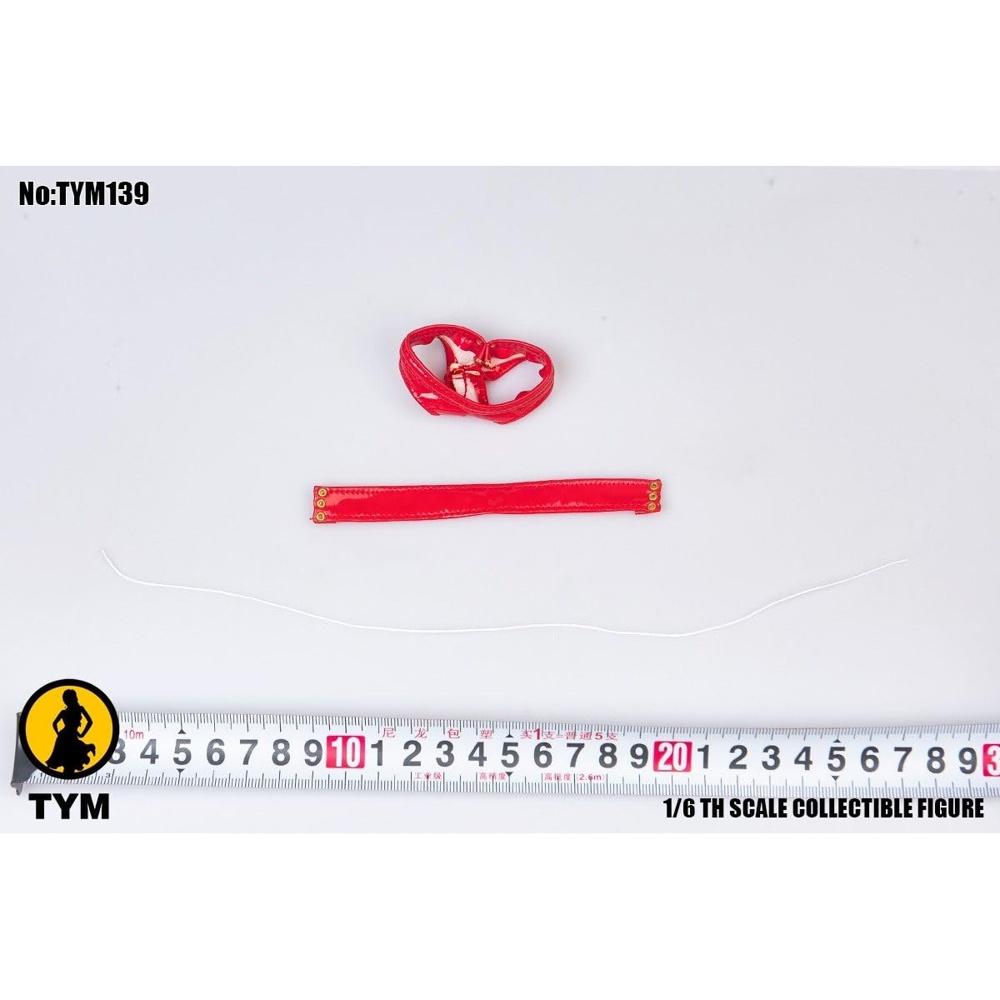 TYM139 para figuras a escala 1/6, mujer sexy y hermosa TBLeague y otros cuerpos, conjunto de sujetador de estilo cuero, ropa interior y pantalones cortos (no TOYBARJAPAN