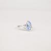 Natural Tanzanite Gemstone 925 Sterling Silver Jewelry Zircon Ring Gift For Wife CZR-8-9