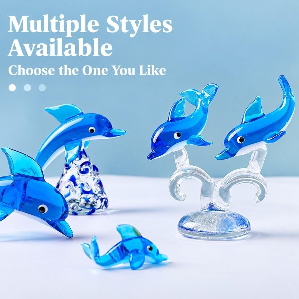 Creative Dolphin Figurine Cute Dolphin Decor Ocean Theme Dolphin Ornament Fish Tank