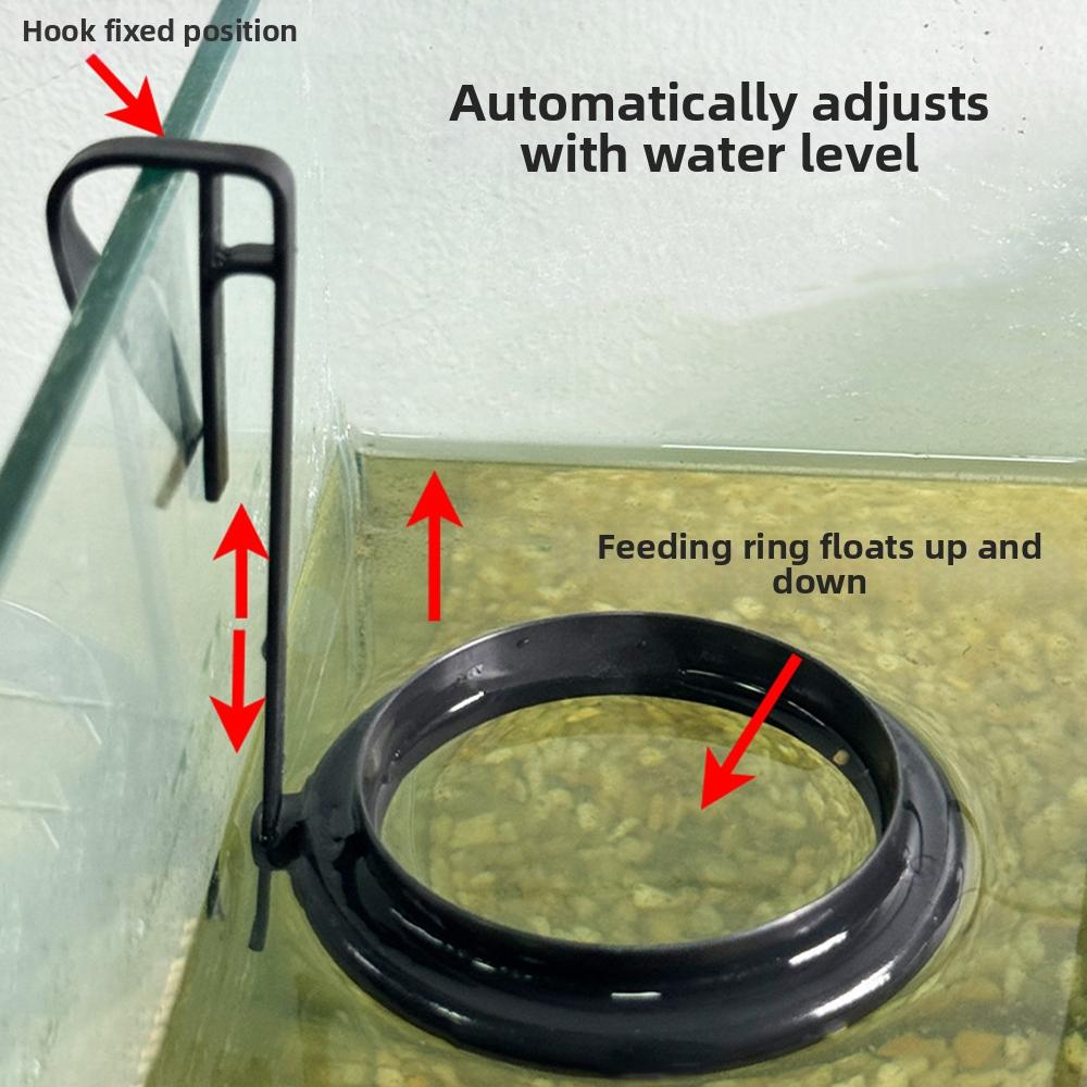 with Clip Aquarium Feeding Ring Circle Fish Feeders New Floating Fish Food Feeder Ring Aquarium