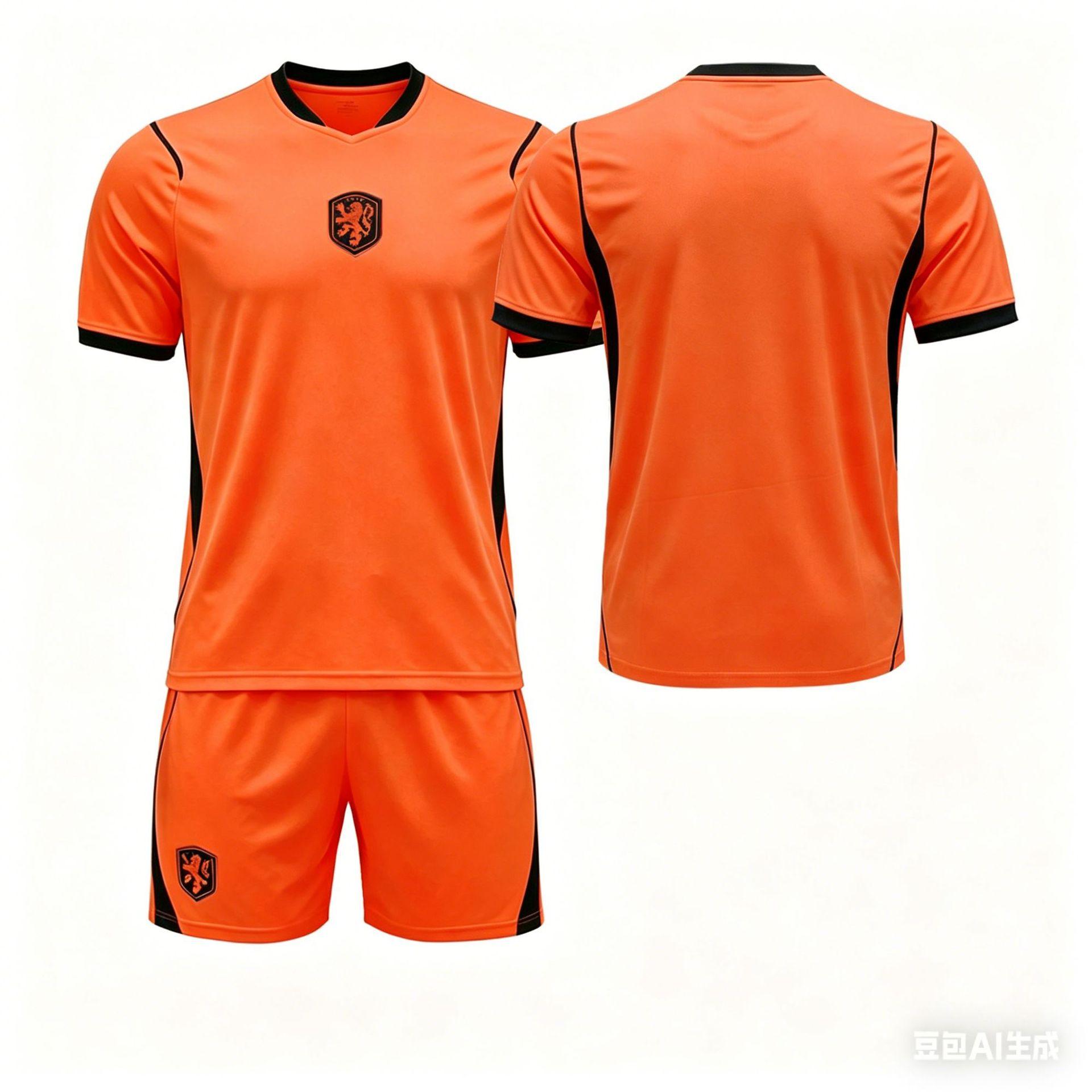 2026 World Cup Netherlands home football jersey set No. 21 De Jong cross-border jersey custom jersey sportswear Size 16