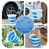 Portable Foldable Fishing Bucket: Thickened Plastic for Water Scooping and Storage