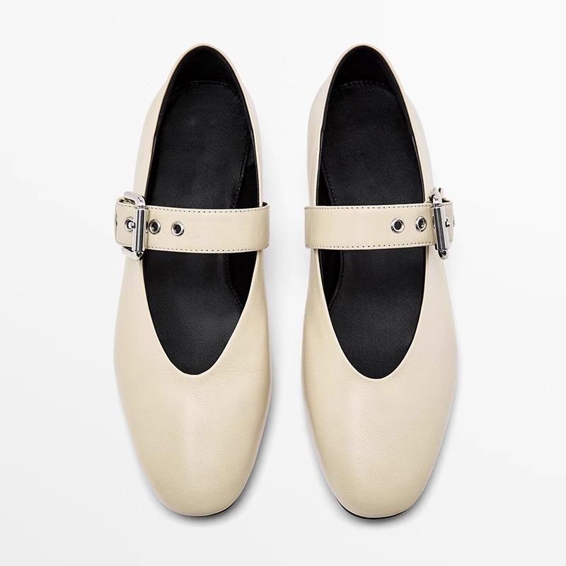 

Fashion 2025 Women Flats Shoes Shallow Mouth Autumn Pointed Toe Loafers Ballerinas New Fall Leopard Retro Dress Shoes Zapatos De Mujer 36 бежевый