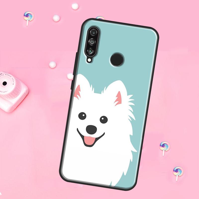 Japanese Spitz Dog For Huawei Nova 11 Pro 10 9 SE Y70 Y60 Y90 Y61 Y91 Y73 Y72 12s 12i 11i 8i P30 P40 Lite Case