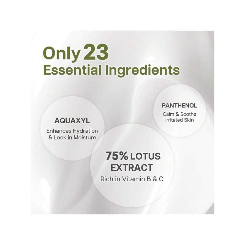 Rovectin Calming Lotus Water Cream 60ml/Lightweight Moisturizer Face Cream For Oily, Combination Skin | 75% Lotus Water Extract For Skin Purifying