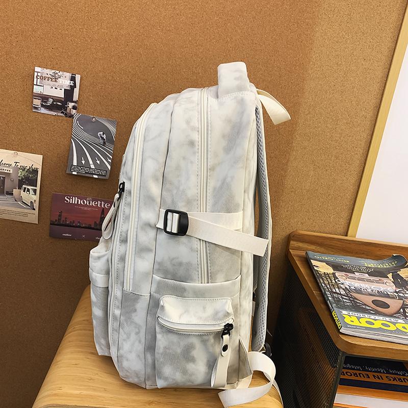 Rucsac de școală pentru studenți, culoare solidă, pentru bărbați, rucsac de navetă cu capacitate mare pentru femei