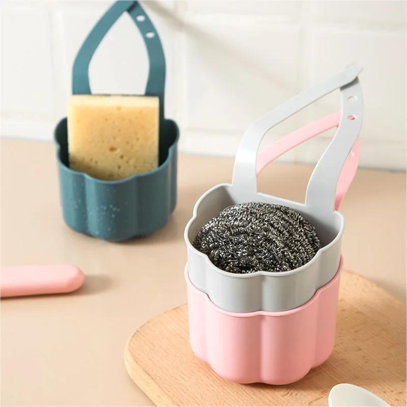 8Pc Kitchen Sink Drain Rack Soap Sponge Holder Hanging Storage Hanging Basket For Adjustable Faucet Holder Kitchen Accessories