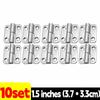 Stainless Steel Hinges Door Connector Universal Furniture Drawer Cabinet Fitting Hinge Detachable Furniture Hardware Accessories