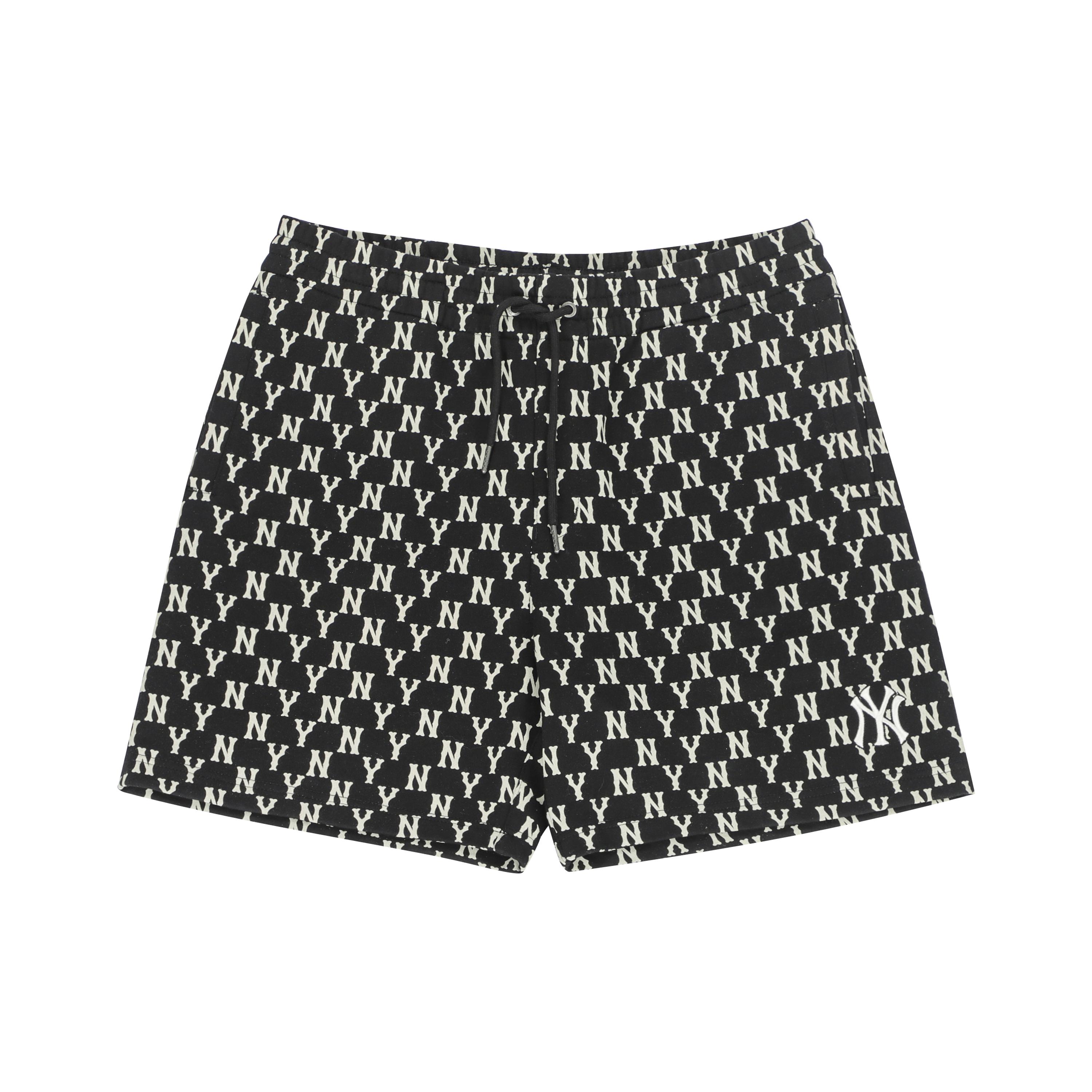 MLB Sports Shorts Unisex Black Moderate 3ASPM0123-50BKS XS
