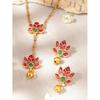 Necklace Set  Traditional Stylish Floral Theme Jewellery Gift for Women & Girls