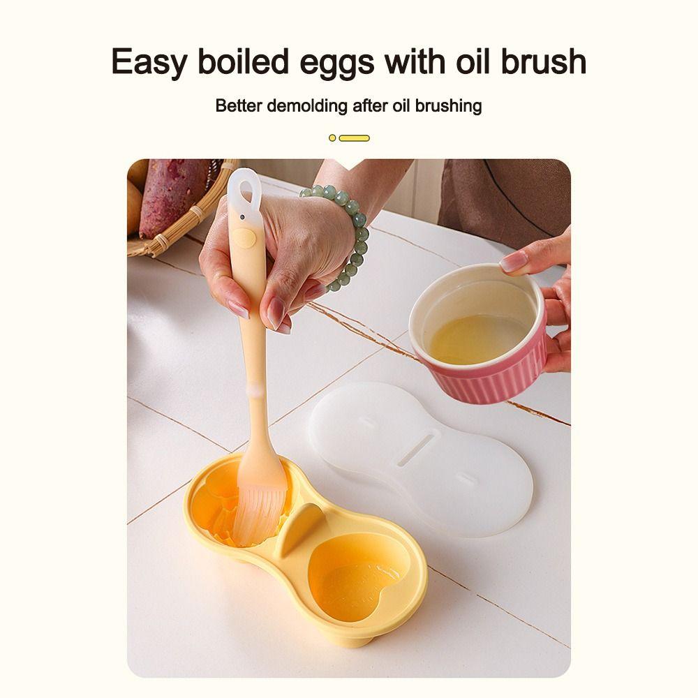 Durable Silicone Egg Cooker Heart-Shaped Multi-Functional Omelette Mold Egg Steamer Kitchen Cooking Tool