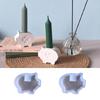 Animal Silicone Candle Holder Mold Pig Shape Silicone Candle Mold For Epoxy Resin Making Candle Soap and Cement Craft