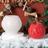 3D Aromatherapy Candle Mold Christmas Tree Snow Scene Ball Mold  Holiday Festival